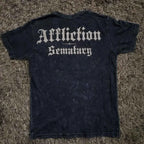 2000s affliction T shirt Clothes Retro Punk Hip Hop Graphic Print Oversized T Shirt Mens new Round Neck Cotton Short Sleeve Tops