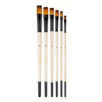 6pcs Artist Paint Brushes Set Artist Paintbrushes For Acrylic Oil Watercolor Acrylic Painting For Body Face Rock Canvas