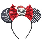 2026 Latest Fashion Ear Headband Sequin Bows For Girl Adult Kids Halloween Party Cosplay Hair Accessories Princess Hairband