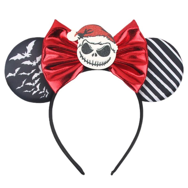 2026 Latest Fashion Ear Headband Sequin Bows For Girl Adult Kids Halloween Party Cosplay Hair Accessories Princess Hairband