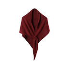 Autumn&Winter NEW Women's Neck Wrap Wool Blended Triangular Shawl Female Thickened Knitted Warm Shoulder