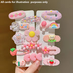 14 Pieces of Sweet Pink Hairpins Are Cute and Versatile