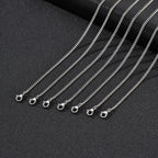 Vnox 45/50/55/60/65/70/80cm Silver Gold Color Link Chain Classic Necklace for Men, Stainless Steel Fashion Daily Jewelry Gift
