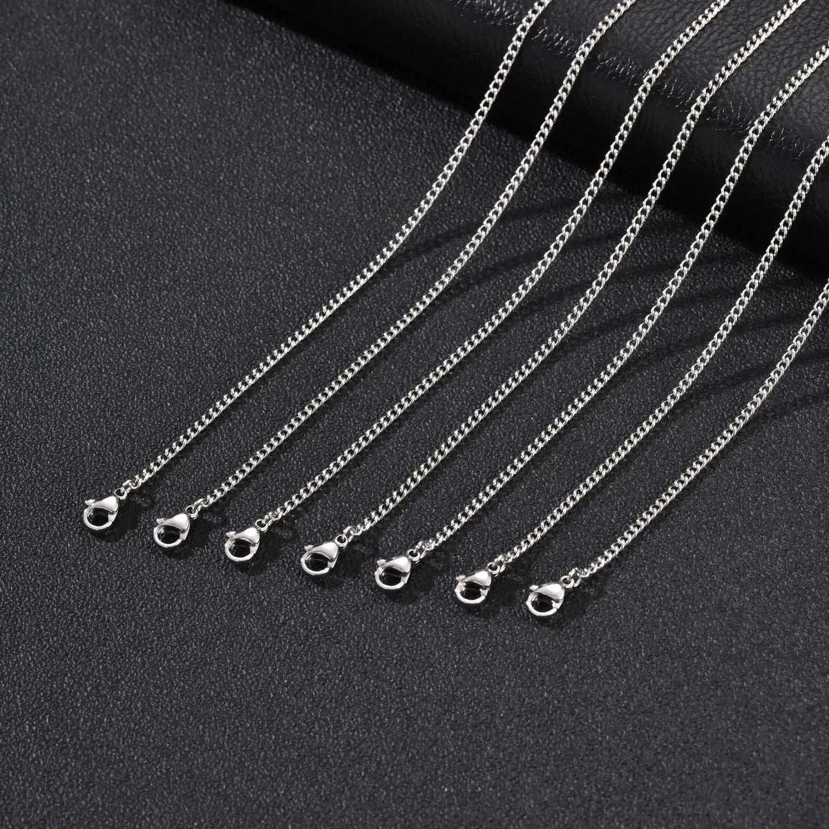 Vnox 45/50/55/60/65/70/80cm Silver Gold Color Link Chain Classic Necklace for Men, Stainless Steel Fashion Daily Jewelry Gift