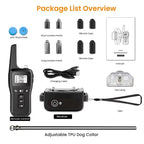 1000m Rechargeable Dog Training Collar With Remote Control