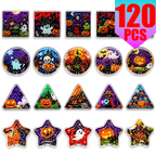 Halloween Mini Maze Game - Bulk Handheld Educational Puzzle for Kids Party Favors Travel Game Graduation Classroom Activity