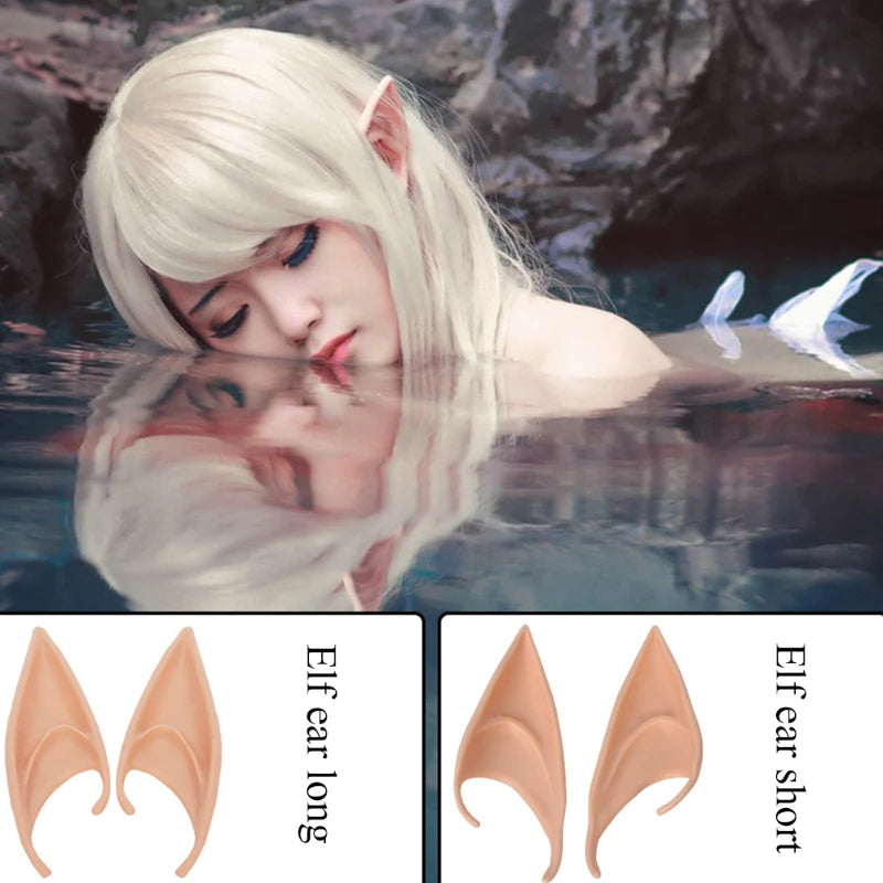 Mysterious Angel Elf Ears Latex Fairy Cosplay Costume Accessory