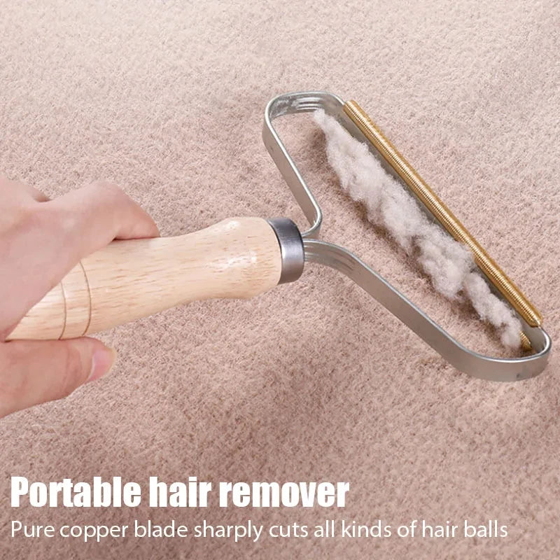 Pet Hair Remover Portable Manual Scraper Lint Cleaner Sticky Brush Cat Hair Removal Brush Hair Removal Tool Cat Accessories - WTN Essentials 