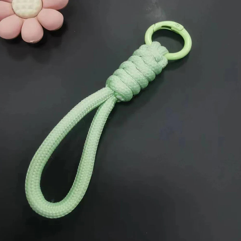 Paracord Braided Keychain Wrist Lanyard for Outdoor Everyday Carry