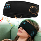Wireless Bluetooth Music Eye Mask Sports Headband Anti-noise Headphones Talk Running Yoga Music Headwear Wireless Sleep Headphon