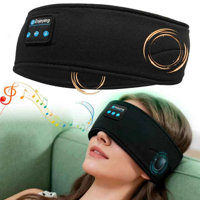 Wireless Bluetooth Music Eye Mask Sports Headband Anti-noise Headphones Talk Running Yoga Music Headwear Wireless Sleep Headphon
