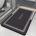 Diatomaceous Earth Bath Mat – Absorbent, Non-Slip Quick-Dry Bathroom & Toilet Floor Rug, Washable Shower Pad
