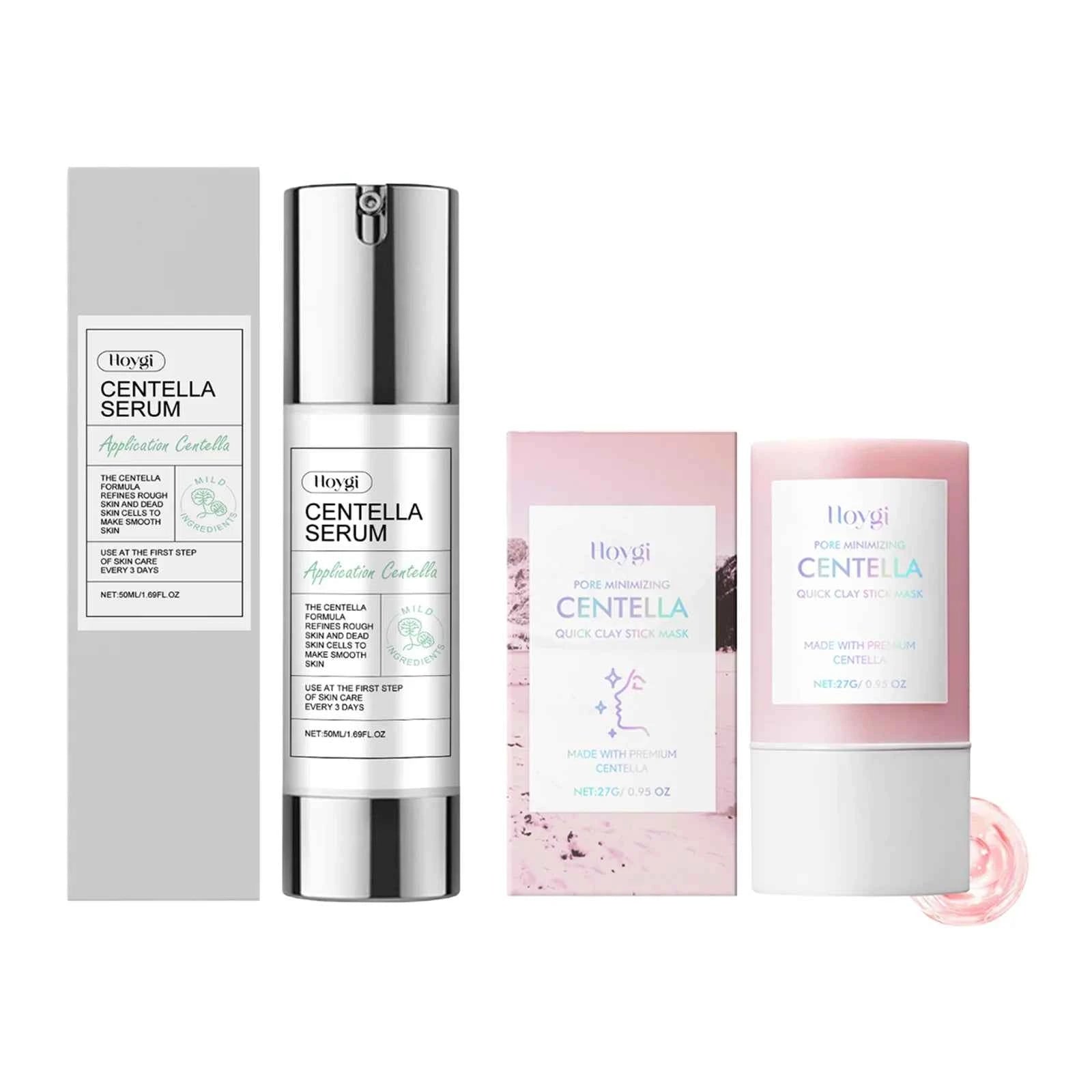 Centella Clay Stick Mask Pore Minimizing Quick Moisturizing Soothing Facial Brightening Face Mask Skin Care 27g