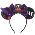 2026 Latest Halloween Cobweb Ears Headband Women Festival DIY Mouse Hairband Kids Party Villains Cosplay DIY Hair Accessories