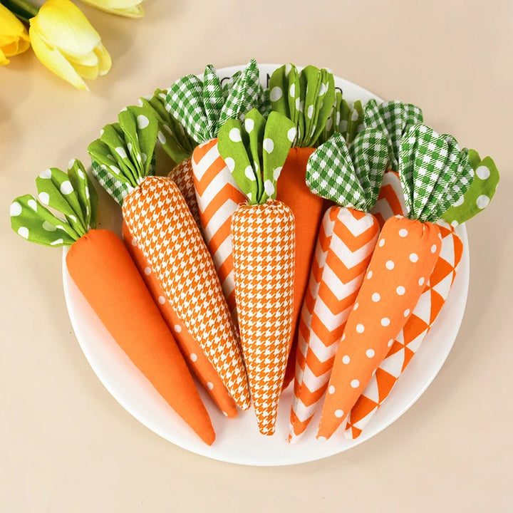 Spring-themed gift ideas featuring plush carrots