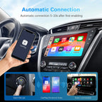 NEW 2in1 Wireless CarPlay AI Mini Android Auto Box Plug&Play Automatic Connection Compatible with 99% of Cars For Car Radio
