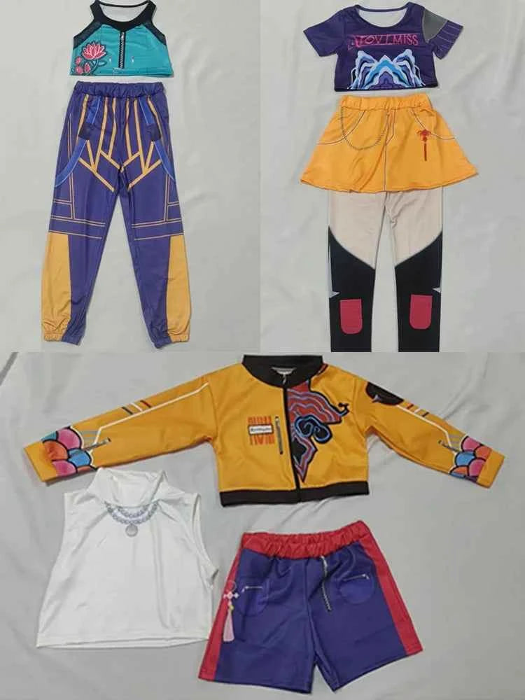 K-POP Demon Hunters Cosplay Costume Rumi Zoey Mira Halloween Performance Outfits Birthday Party Cloth Role Play Costume