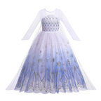 Girl Elsa Anna Dress Princess Costume Snow Queen Dress Baby Halloween Ariel Carnival Clothes Kids Cosplay Clothes Party Clothing
