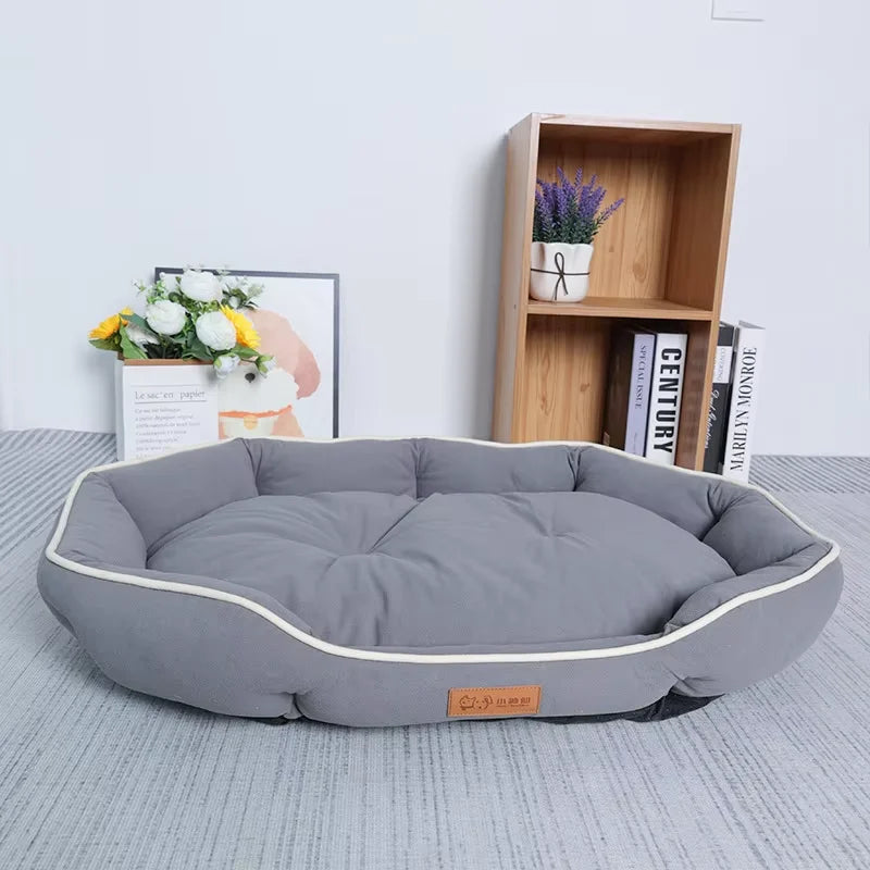 Pet Sofa Bed – Large Dog & Cat Sleeping House | Winter Warm Cushion Mat for Big Pets