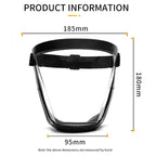 Transparent Kitchen Face Shield Anti-Fog Protective Visor for Cooking