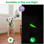 USB Rechargeable Luminous Collar Adjustable Led Glowing Dog Collar for Large Small Dogs Cat Night Light Collar Pet Safety Harnes - WTN Essentials 
