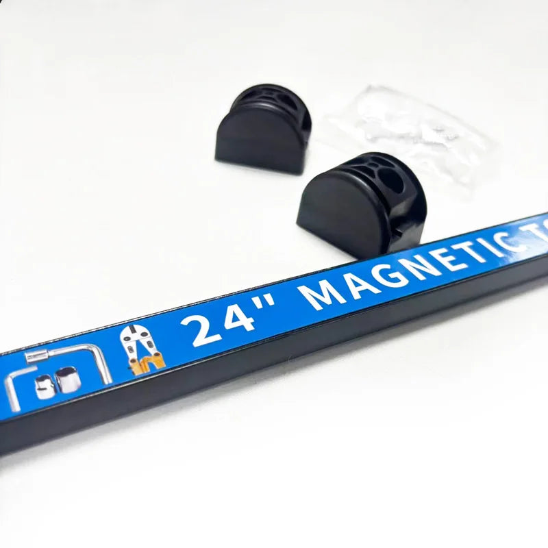 Magnetic Tool Holder Heavy Duty 8 12 18 24 inch Magnetic Tool Bar, Space Saving Metal Organizer Rack for Workshop Garage Home