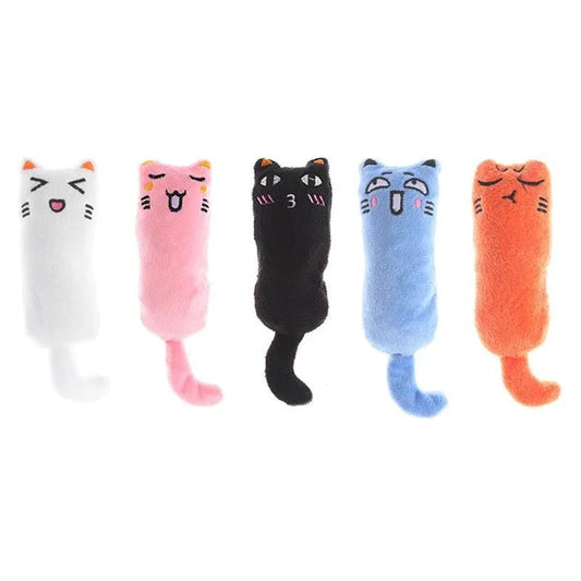 Rustle Sound Catnip Plush Pillow – Cute Cat Chew & Play Toy