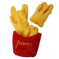 Plush Dog Toys – Squeaky Ice Cream, Fries & Hamburger Set