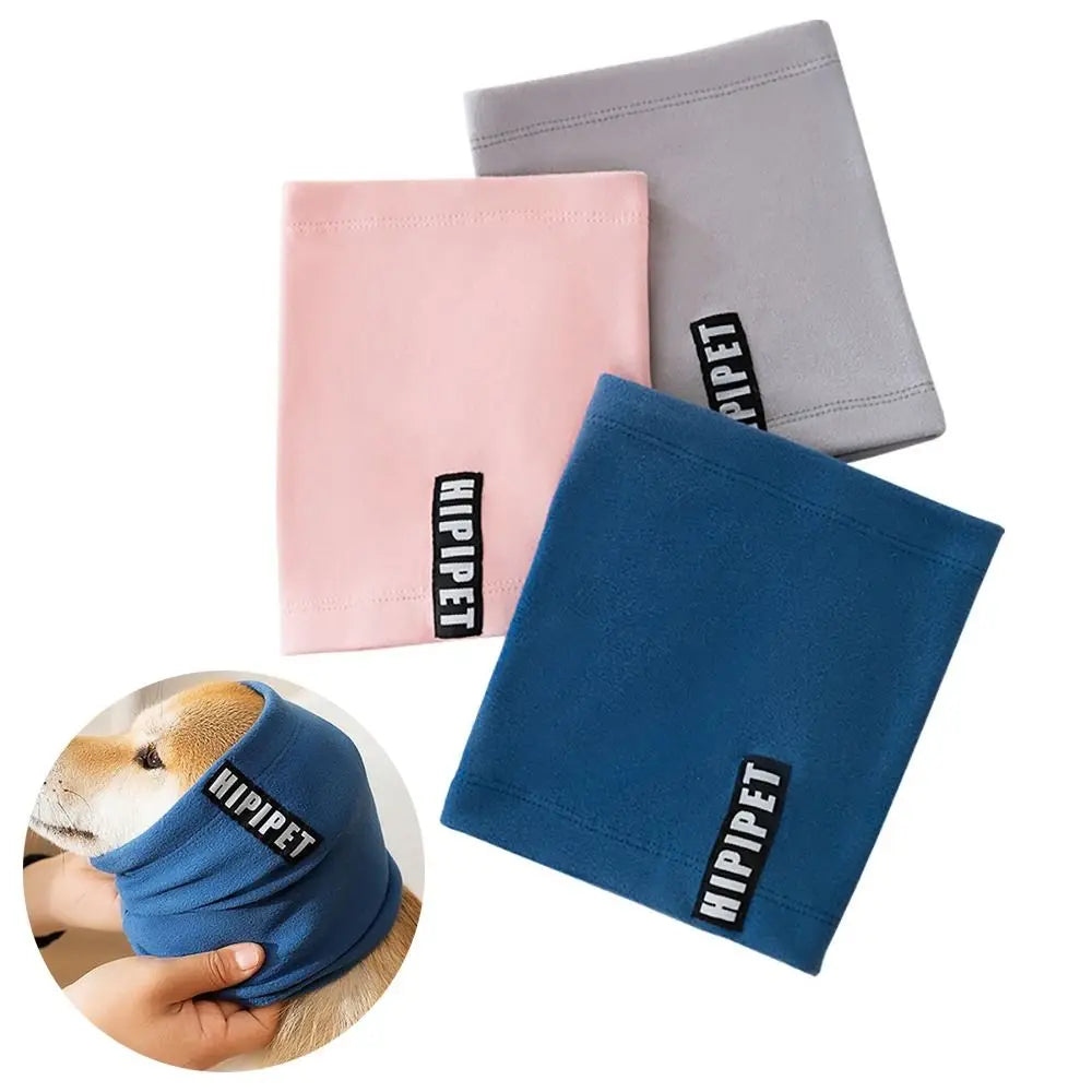 Dog Grooming Earmuffs – Soft Noise-Proof Ear Cover for Bathing & Drying