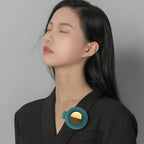MF019 Mini Whirlwind Portable Snap On Charging Fan Waist Clip Mini Whirlwind Fan 3-Speed Handsfree Silent Strong Wind