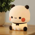 Kawaii Panda Led Night Light Lamp Cute Cartoon Pat Lamp Animal Bedroom Decorative Living Room Dolls Gifts kids Baby Night light