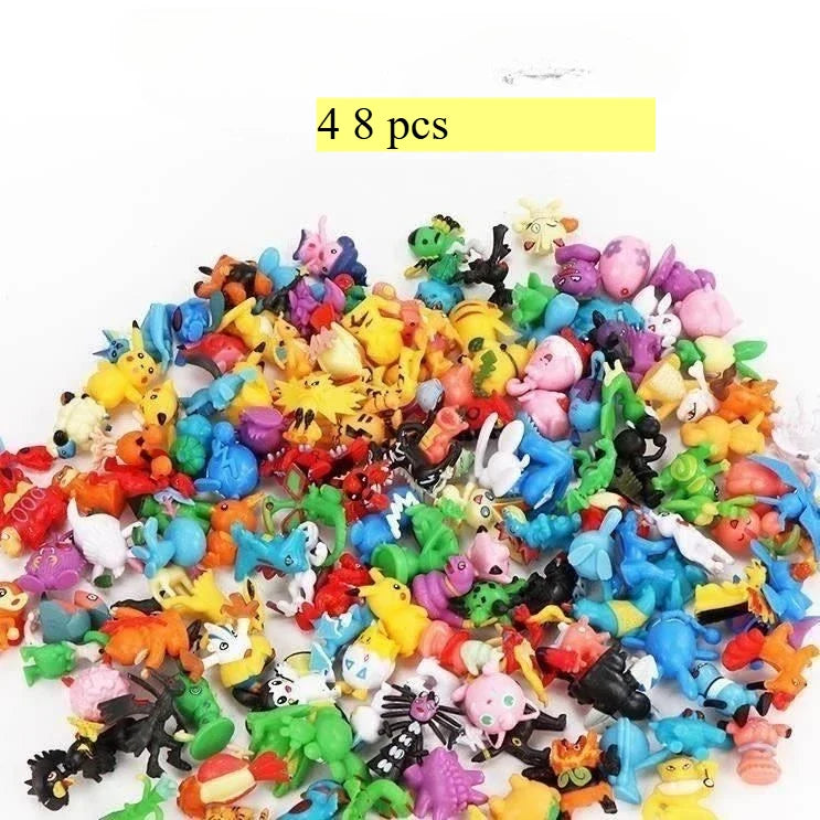 Pokemon Mini Figures Set 24–144PCS – Pikachu Anime Toy Collection