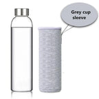 550ml Travel bottle Car Shatterproof hand Portable Glass Water Bottle new arrival Worldwide Store