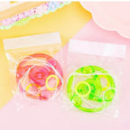 6 Pcs Fun Hand Pulled LED Light Up Flywheel Toys Children's Day Party Birthday Guest Gift Pinata Filler Kindergarten Gift Prize