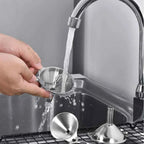3–5 Pcs Stainless Steel Kitchen Funnel Set – Food Grade Bottle Filling & Spice Transfer Tool