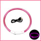 USB Rechargeable Luminous Collar Adjustable Led Glowing Dog Collar for Large Small Dogs Cat Night Light Collar Pet Safety Harnes - WTN Essentials 