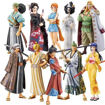 One Piece Anime Figures 18CM – Luffy, Zoro, Chopper & Nami