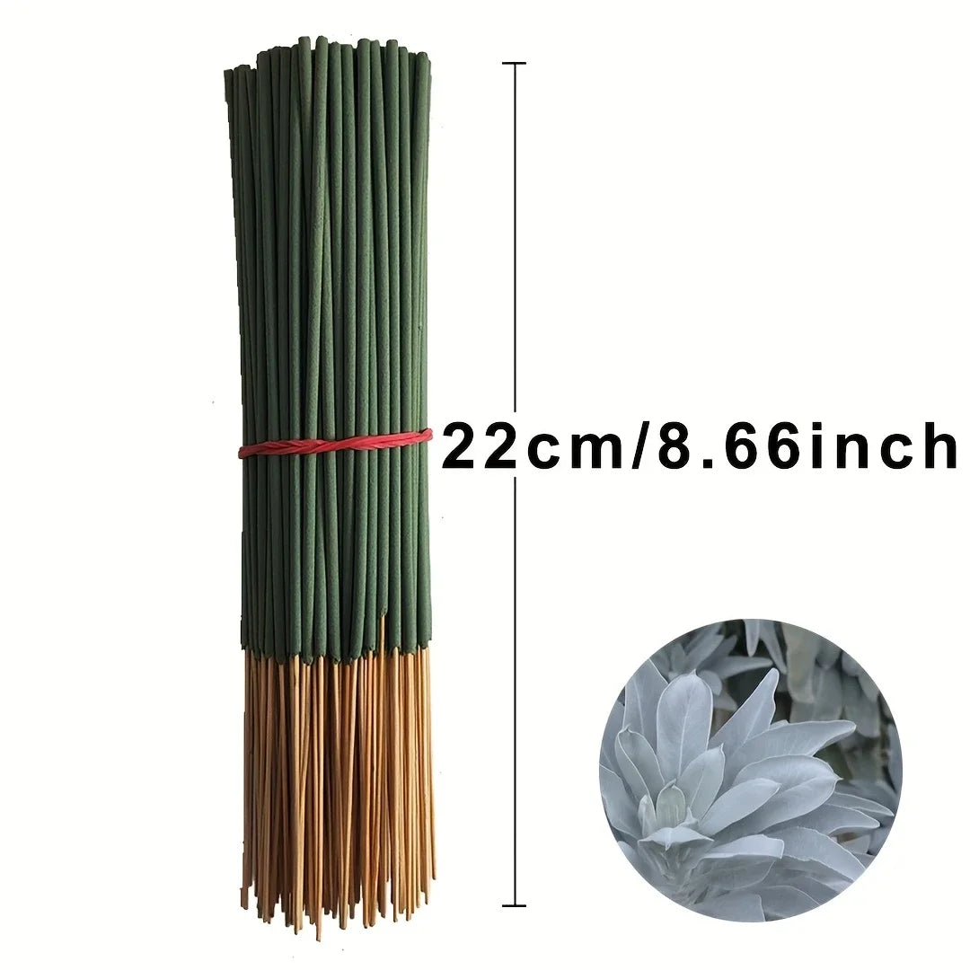 20/50 White Sage Incense Sticks, 8.66inch , Suitable for Yoga and Meditation, Purifies the Mind and Eliminates Negative Energy