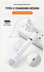 Cat Toy USB Rechargeable Interactive Pet Light Stick Multi Pattern Infrared Funny Cat Chaser Exercise Training Toy