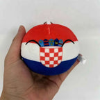 70 styles 10cm Country Ball Plush Toys Polandball Pendant Country Balls Countryball Stuffed Doll Toy Christmas Gift for Kids