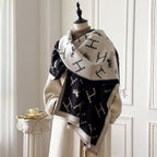 Women's Cashmere Winter Shawl – Vintage Floral Pashmina Wrap