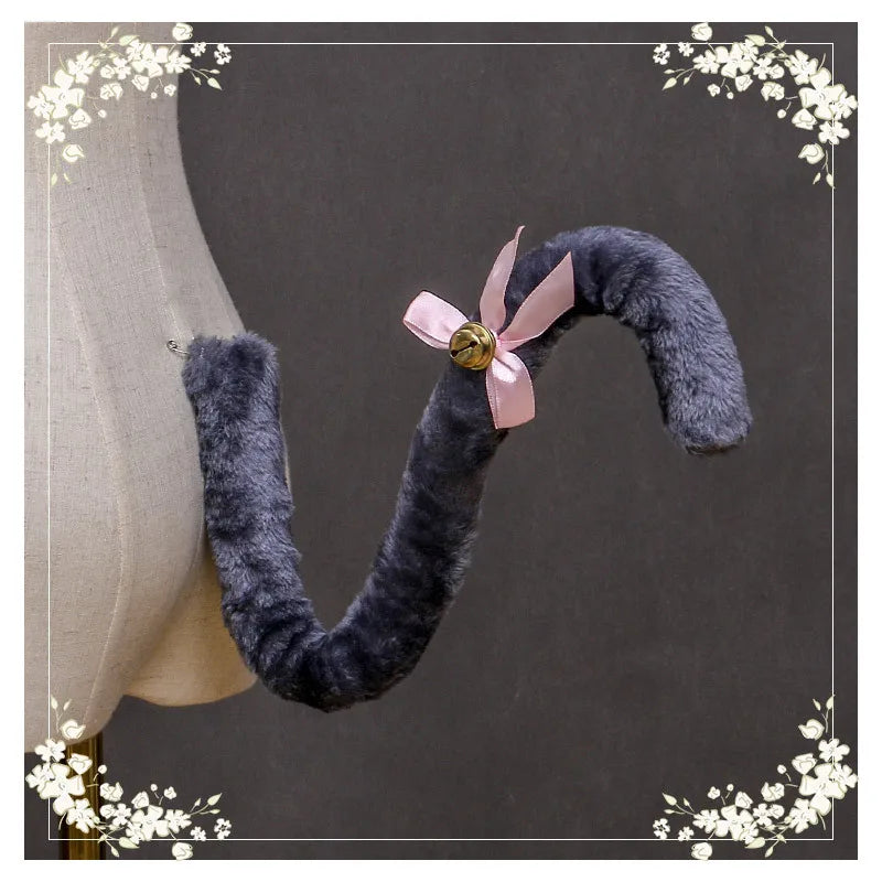 Cute Plush Cat Tail Kawaii Animal Tails Anime Cosplay Costumes Accessories Kitten Tails Maid Outfits Accessory Party Props Gift