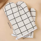 1pcs Kitchen Baking Gloves Microwave Oven Gloves High Temperature Resistant And Insulated Gloves Oven Gloves Heat-Resistant Glo
