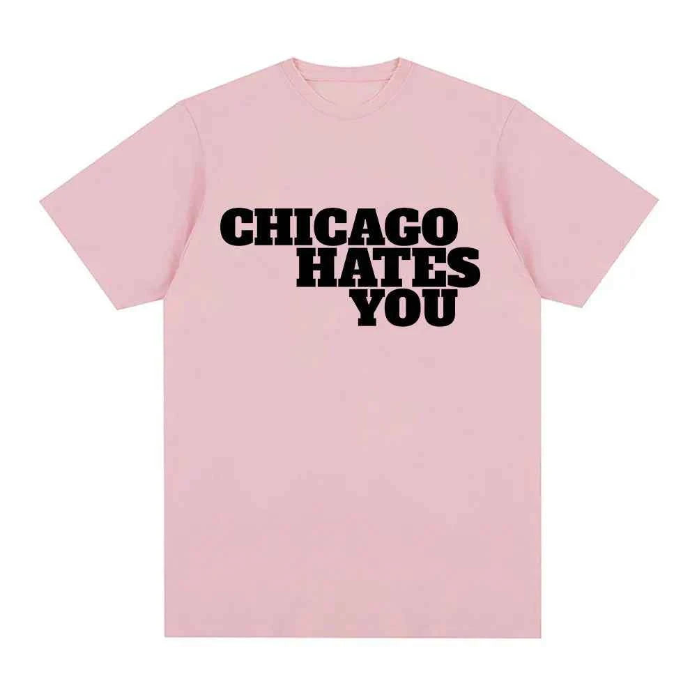 Rapper Chief Keef Chicago Hates You Same Style T-shirt Men Fashion Hip Hop Oversized T Shirt Casual Cotton Short Sleeve T-shirts