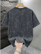 Men's Vintage Acid Washed Oversized T-Shirt – Unisex Streetwear Tee