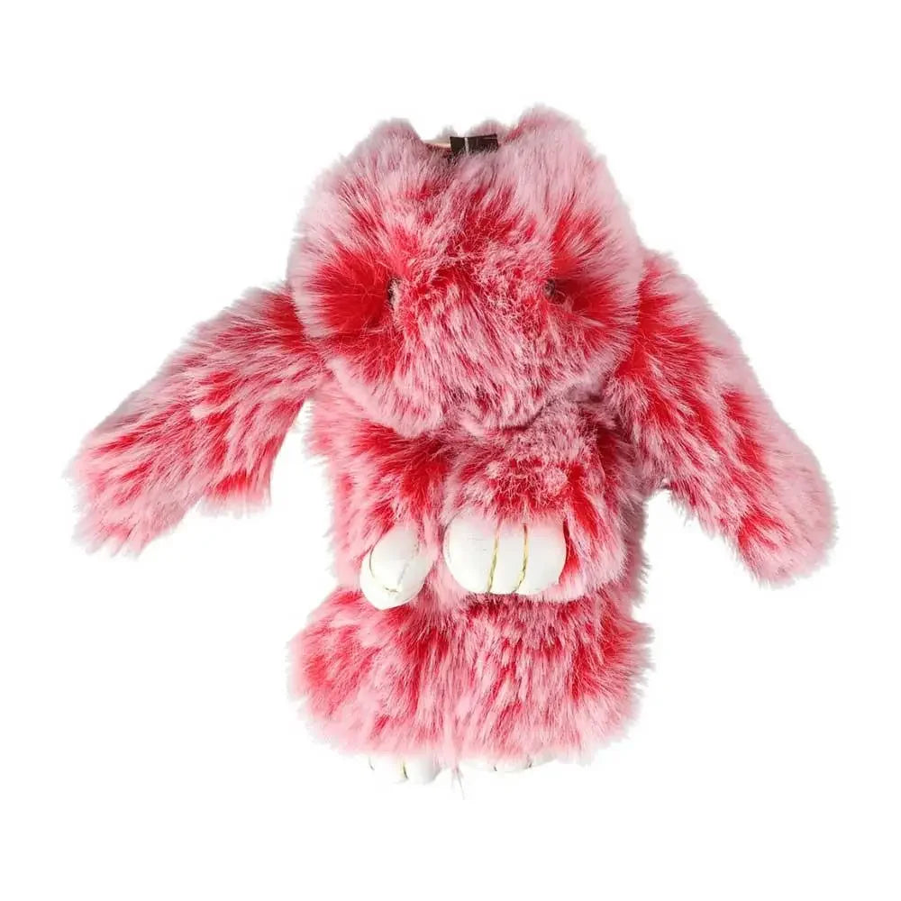 Fluffy Bunny Plush Keychain Cute Rabbit Bag Charm