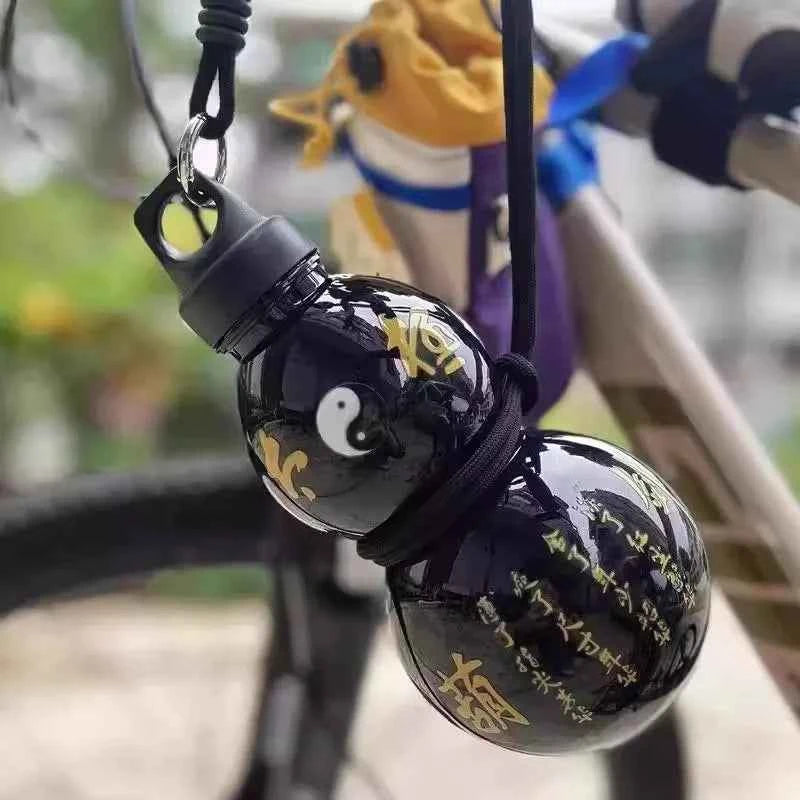 800ml Large Capacity Gourd Water Bottle Child Water Gourd Kettle Chinese Style Leakproof Water Jug for School Sport Water Kettle