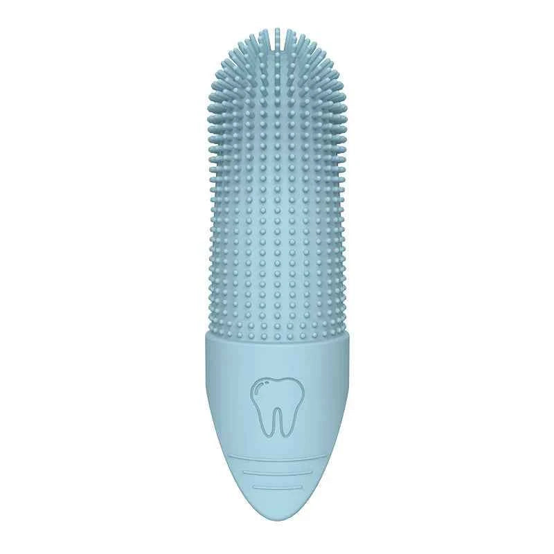 Dog Toothbrush, 360° Cleaning Finger Toothbrush for Dogs, Food Grade Silicone Dog Finger Toothbrush for Dogs & Cats Dental Care