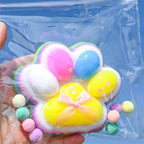 Children Mini Cat Claw Squishy Fidget Toys Soft Cute Cat Paw Slow Rebound Pinch Decompression Toy for Kids Adults Christmas Gift