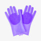 Pet Grooming Cleaning Gloves Dog Cat Bathing Shampoo Glove Scrubber Magic Dishwashing Cleanner Sponge Silicon Hair Removal Glove - WTN Essentials 